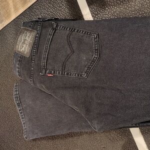 Levi's 513 33x34 blue black wash